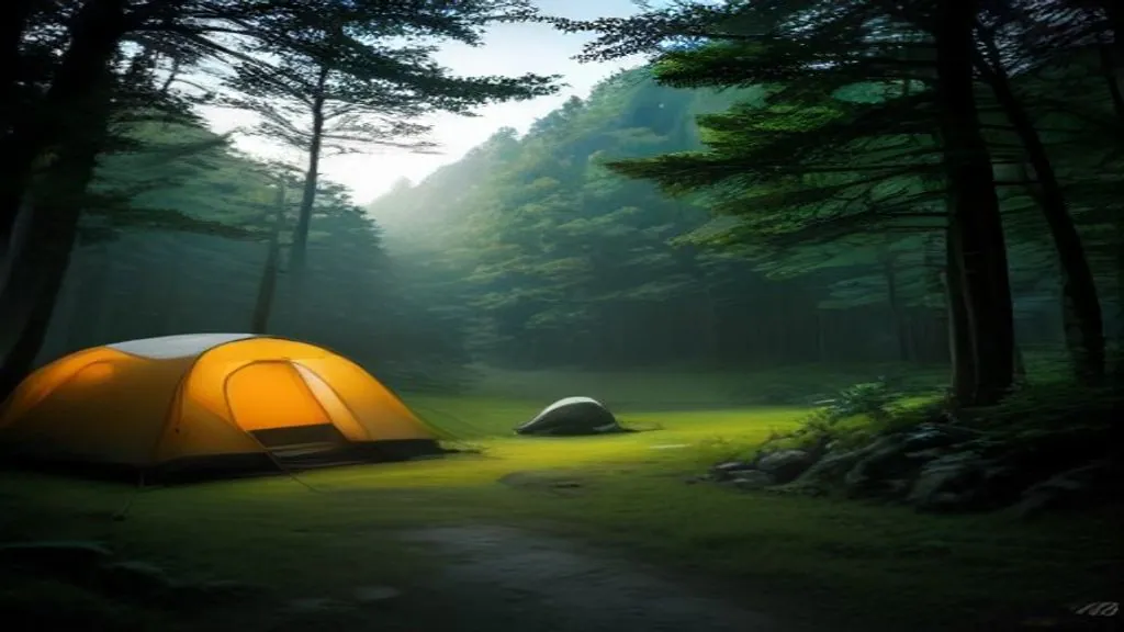 Step 1: Choose the right kind of campsite — illustration