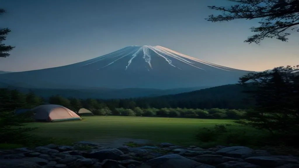 Where You Actually Camp: Not on the Mountain — illustration
